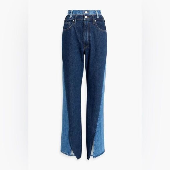 FRAME $673 LE JANE ATELIER TWISTED SEAM HIGH-RISE STRAIGHT-LEG JEANS - Picture 5 of 14